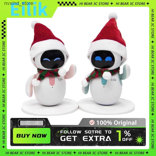 Electronics Robots Eilik Smart Robot AI Emotional interaction Creative Expression Animation Electronic Toy Intelligent Robot Desktop Pet Gif