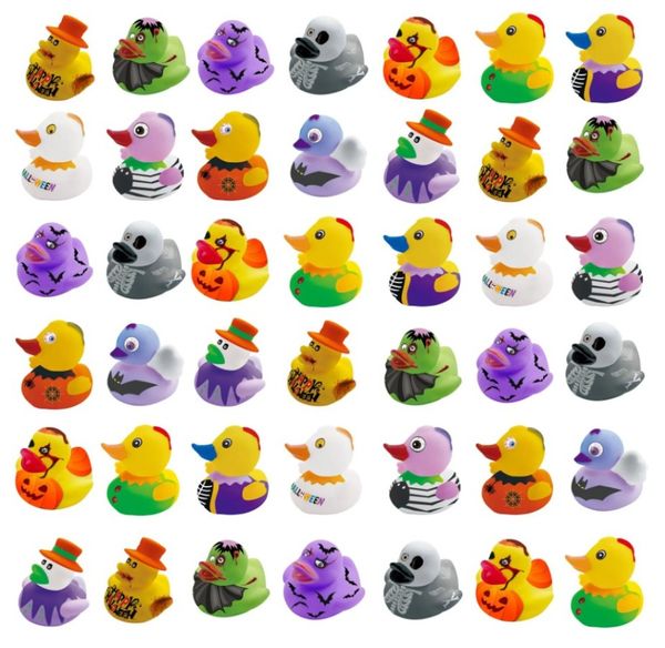 Halloween Rubber Duc Baby Toys Party Supplies Kids Shower Bath Toy At Squeaky Sound Duck Water Play Game Gift For Children I
