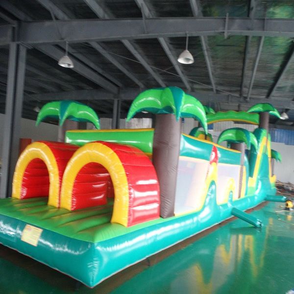 Outdoor Games & Activities Giant Durable Inflatable Obstacle Course Bounce House for Sale