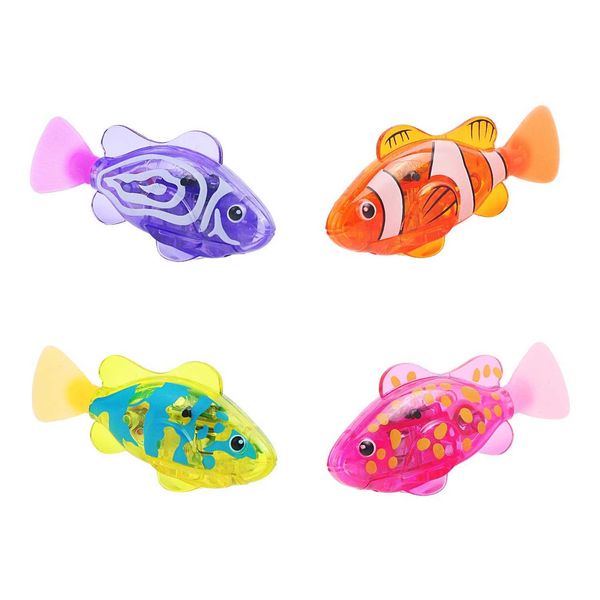 Simulated electronic fish induced water toy clownfish bath pool with a luminous range of about 30-50 minutes Y250111
