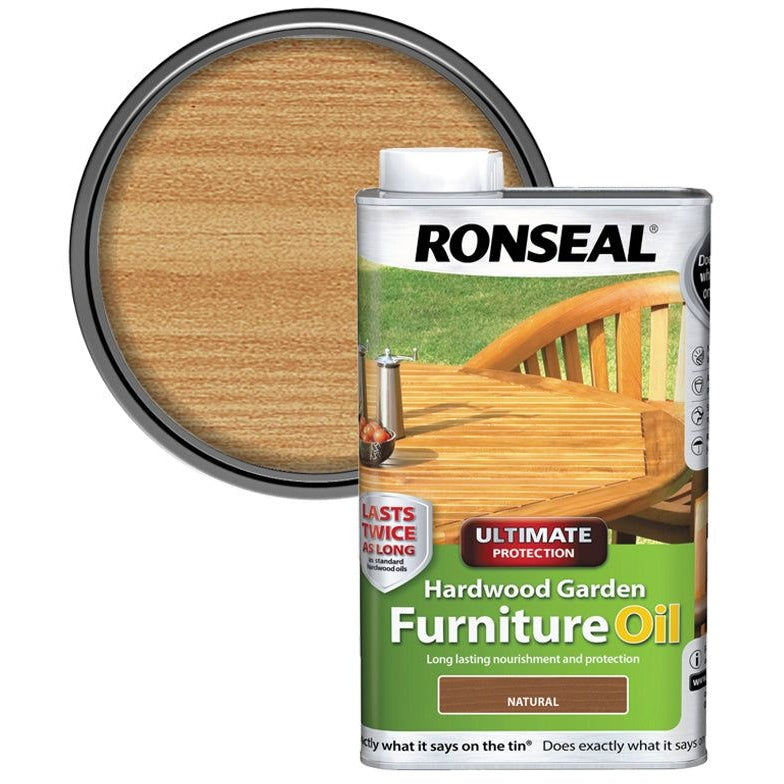 Ronseal Ultimate Hardwood Furniture Oil Natural - 1L