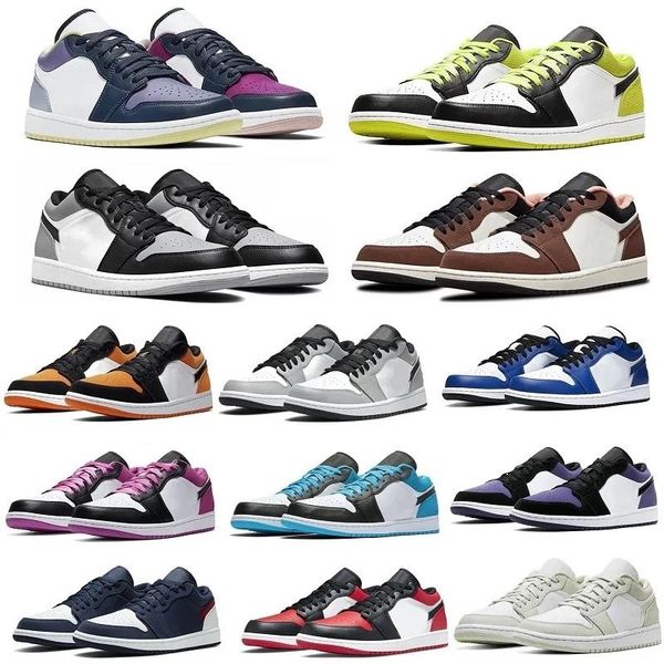 1s low basketball shoes jumpman 1 lows men women travis golf Phantom Reverse Mocha Panda Light Smoke Grey Satin Bred Toe Chicago scotts mens