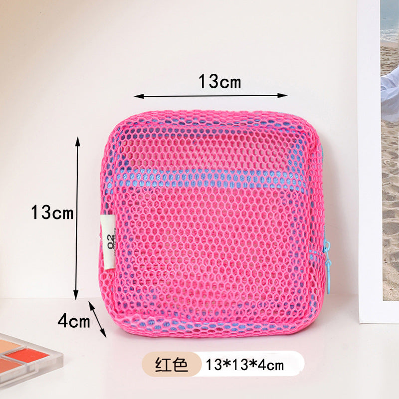 N299-A5 ins style rhombus skin care cosmetic bag portable large capacity high value travel wash waterproof storage bag