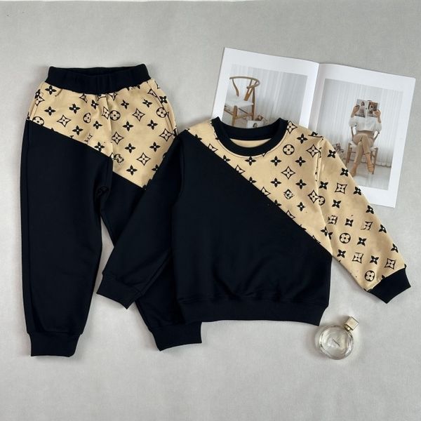 Children&#039;s Designer Children&#039;s clothing sets Fall Winter Boys and Girls Sportswear sets Baby long sleeve clothes Children&#039;s s