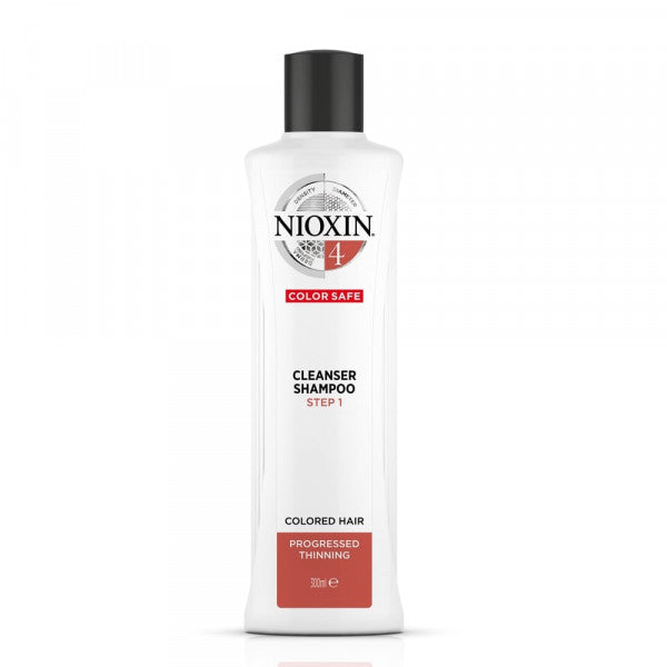 System 4 Cleanser Shampooing purifiant cheveux colorés très fins - Nioxin Szampon 300 ml