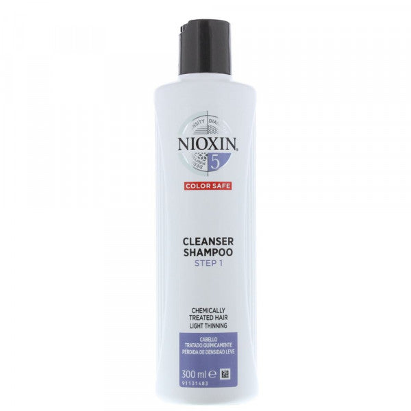 System 5 Cleanser Shampooing purifiant cheveux fins traités - Nioxin Shampoo 300 ml