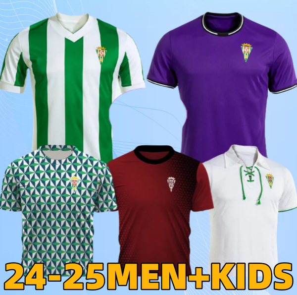 2024-25 Cordoba CF Soccer Jerseys ADILSON ZALAZAR MARTINEZ 2025-26 CARRACEDO BARBOZA CALDERON RUIZ GONZALEZ CASAS 25-26 Football Shirts Men