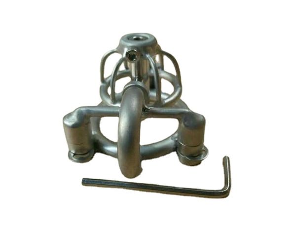 Super Short Lock Chastity Cage Bondage Male Chastity Devices Gear Cock Stainless Steel Penis For Men Permanent Cbt Dhl