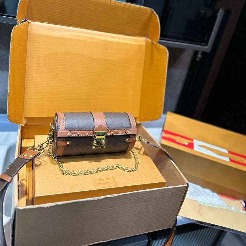 women Shoulder Bag Designer handbag Papillon Trunk Crossbody Bag chain wallet purse