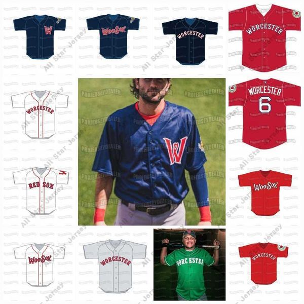 Baseball Jerseys 2020 WooSox Worcester Custom Baseall Jersey Mens Womens Youth Stithced Name Stiched Number With High Quality