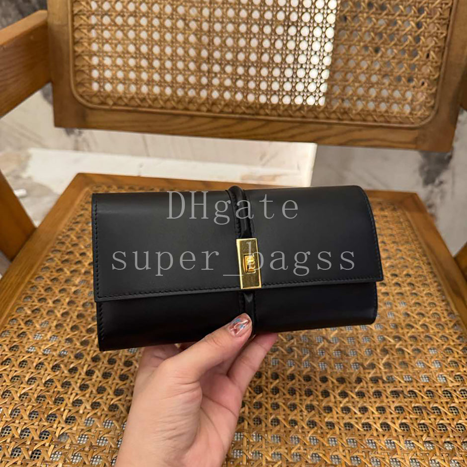 Mirror quality wallet Luxury designer bag Mini coin purse 19CM handbag genuine leather card holder with box 25C10M033A
