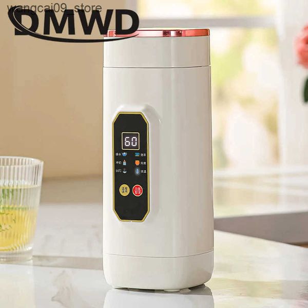 Health Pots Portable Travel Hot Water Boiler Tea Cup Electric Kettle Insulation Heating Adjustable Temperaure Health Pot Stew Slow Cooker EU