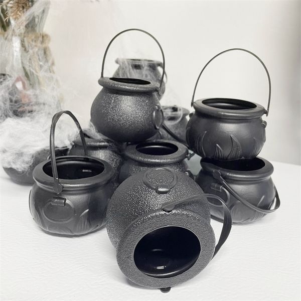 Other Event Party Supplies 510pcs Mini Halloween Candy Bucket Pot Witch Skeleton Cauldron Holder Jar Trick Or Treat Home Party Decoration Pr