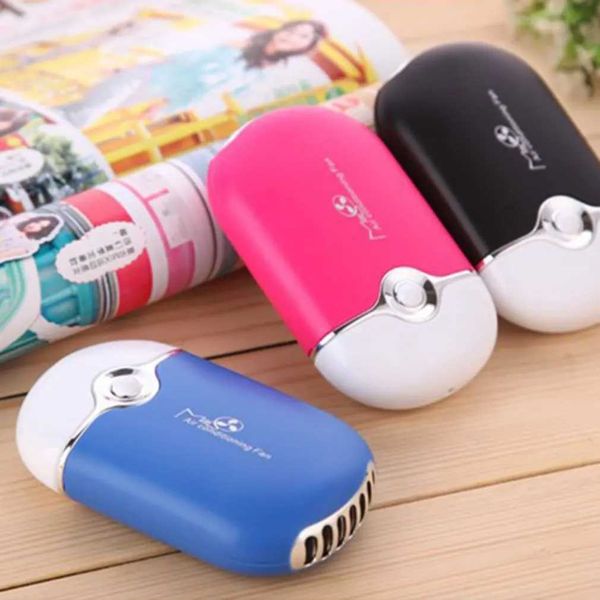 Portable Air Coolers Mini portable desktop air conditioner 400mAh lithium battery humidifier cooler USB charging cooling fan CL241226