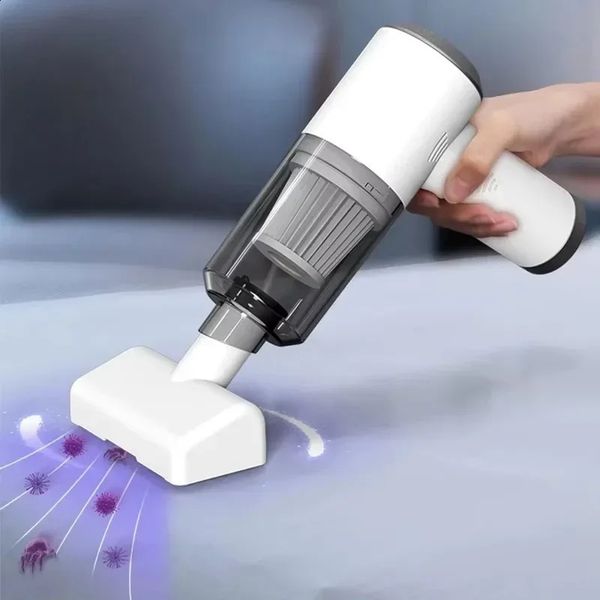 Wireless handheld vacuum cleaner small household mite r 3in1 car USB charging cleaning brush 240824