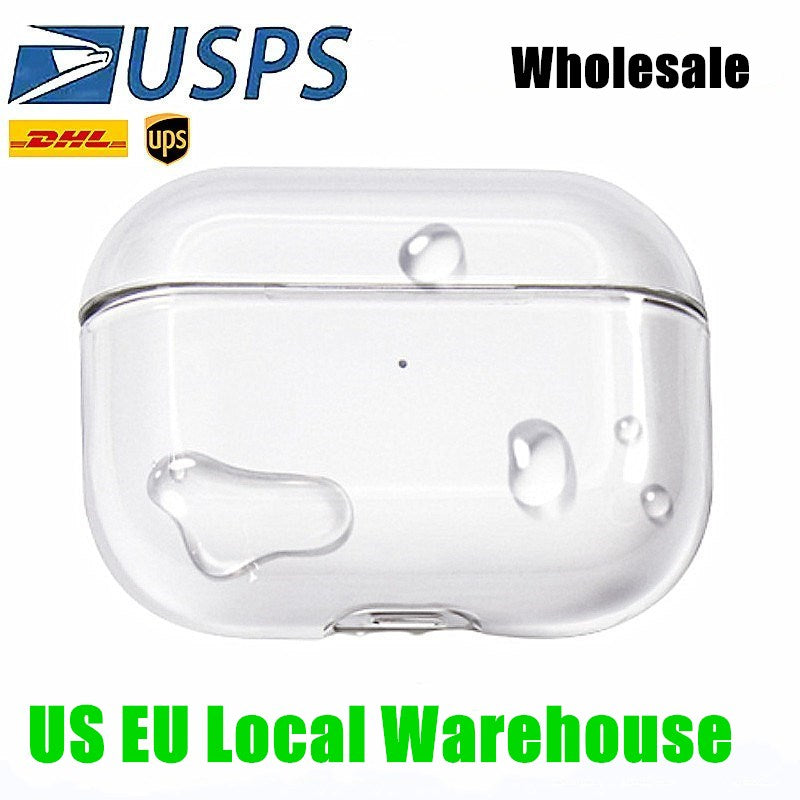 USA EU Stock For USB-C Air 2 2nd generation Pods Pro max ANC Headphones Accessories airpodspro 4 3 Wireless Earphone Solid Silicone Cover