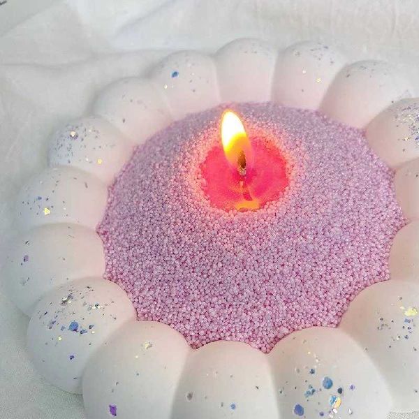 INS Sand Candle with s DIY Colorful Scented Candles Floating Wax Sand Candle Making Materials Christmas Home DecorationC241214