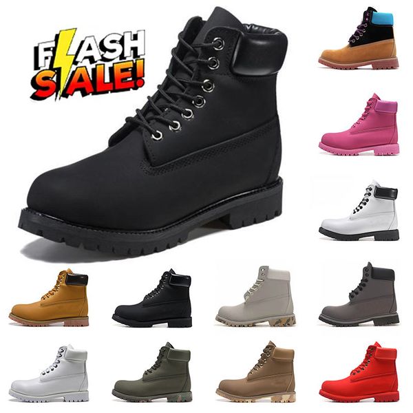 TOP Boot Designer luxury Boots Shoes Men Boots Waterproof Ankle Classic Shoes Cowboy Yellow Red Blue Black Pink Hiking Motorcycle Womens Boo