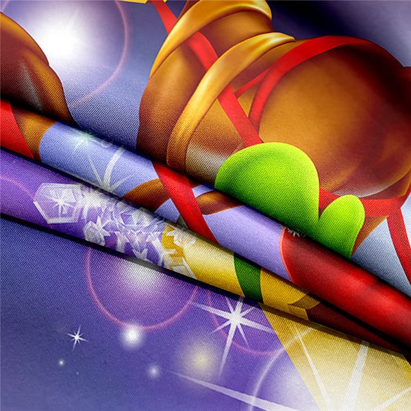 Christmas Carriage 0.9-1.2-1.5-1.8-2.0m Digital Printing Polyester Bed Flat Sheet With Pillowcase Print Bedding Set