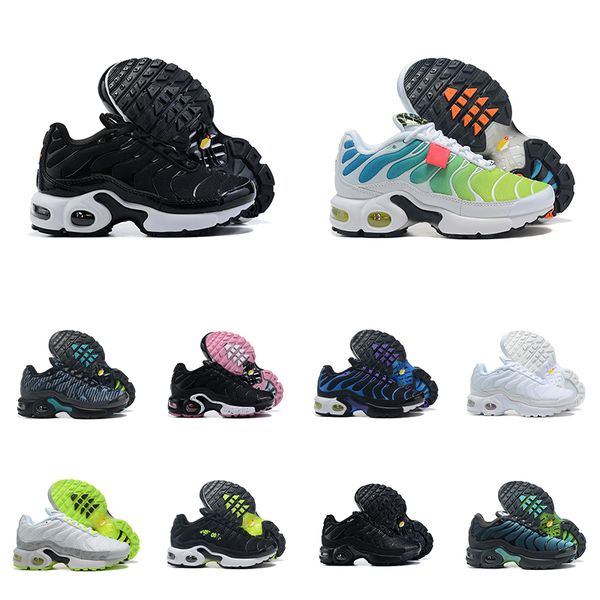 shoes kids Plus TN enfant tns boys basketball shoe designer Children baby kid youth toddler infants high sneaker trainers black Sports toddl