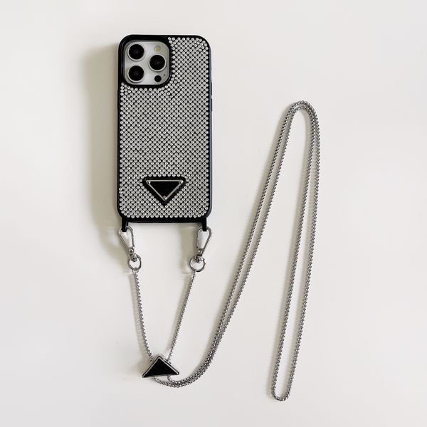 Luxury Glitter Phone Case Designer iPhone Case For iPhone 15 Pro Max 13 Pro 14 Pro Max Case PP Official Bling Shiney Rhine Stone Sequin Adju