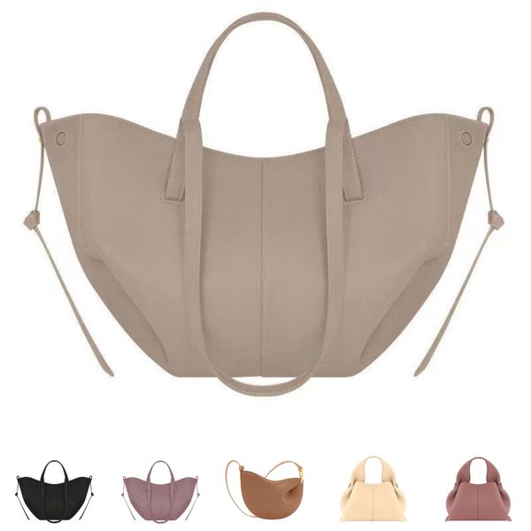 Paris Numero Dix Half Moon Bag 5A Full Grain Cyme Tonca Textured UN NANO Calf Leather Beri Tote Luxurys Designer Crossbody Womens Hobo Handb