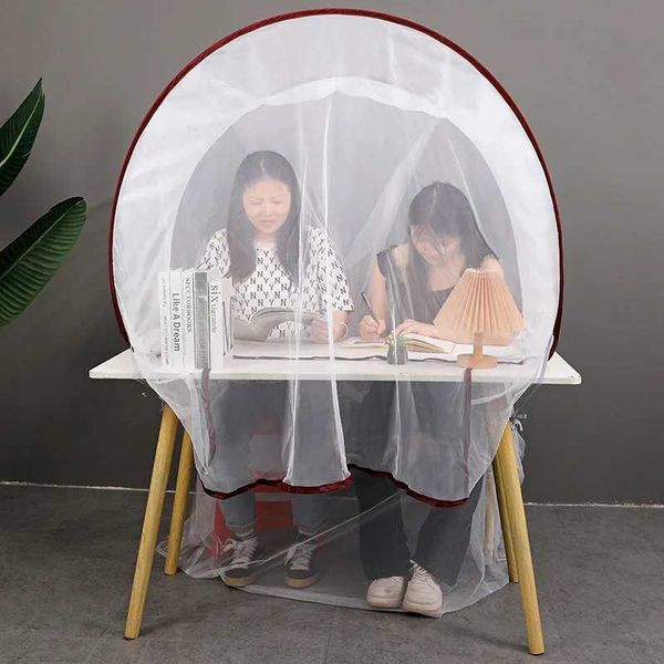Mosquito Net Portable fully enclosed breathable mesh mosquito net for desktop folding study room office desk mosquito net S2462504