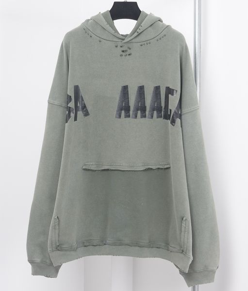 Men&#039;s Plus Size Hoodies & Sweatshirts letter knitted sweater in autumn - winter 2022acquard knitting machine e Custom jnlarged detail c