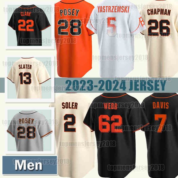 62 Logan Webb Jersey 26 Matt Chapman Baseball Mike Yastrzemski 19 Tom Murphy Tristan Beck Robbie Ray 1 Cooper Hummel Casey Schmitt Jung Hoo
