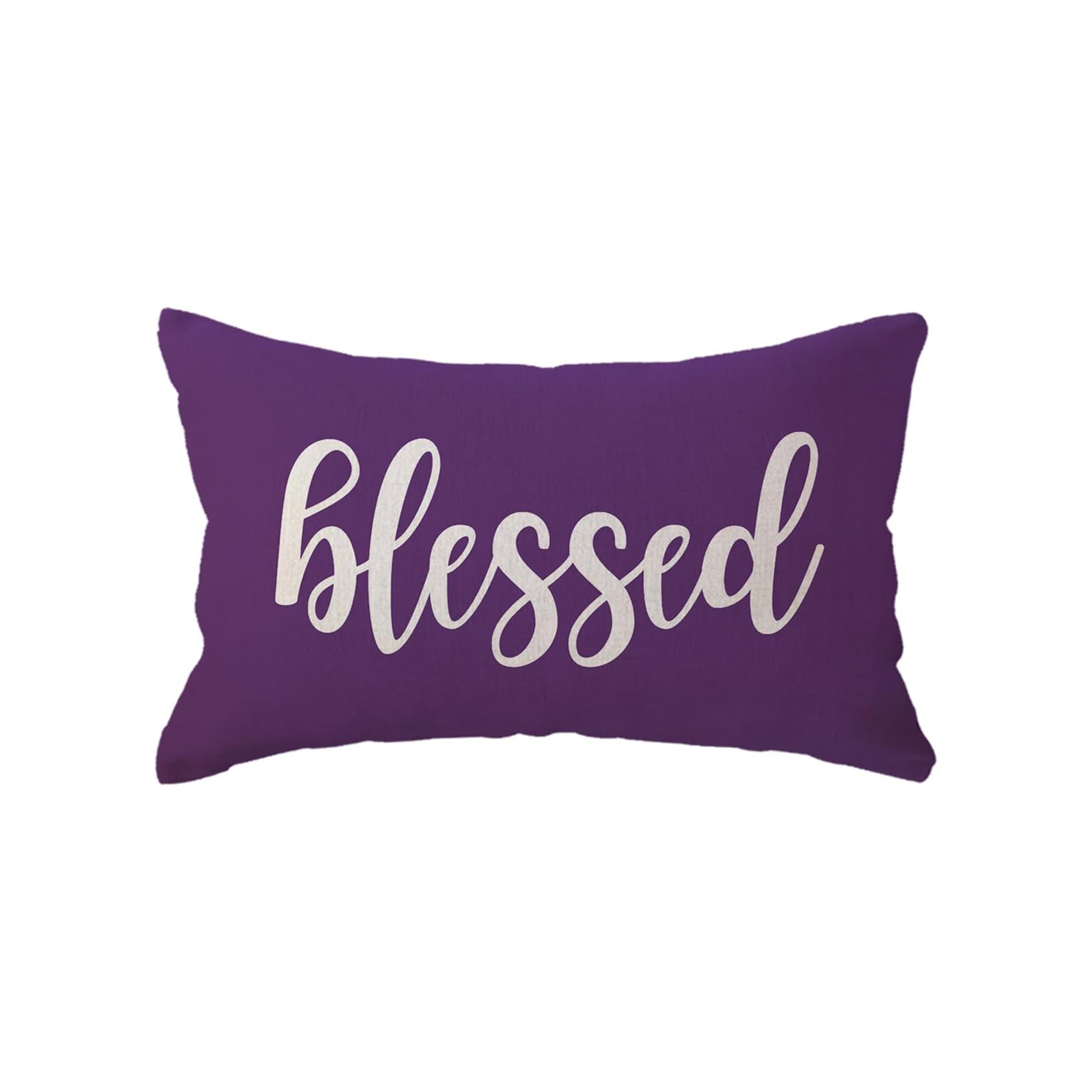 TEMU 1pc Contemporary Woven Polyester Throw Pillow Cover, Decorative Rectangular Lumbar Pillowcase 12x20 Inch, Machine Washable, Zipper Closure, With