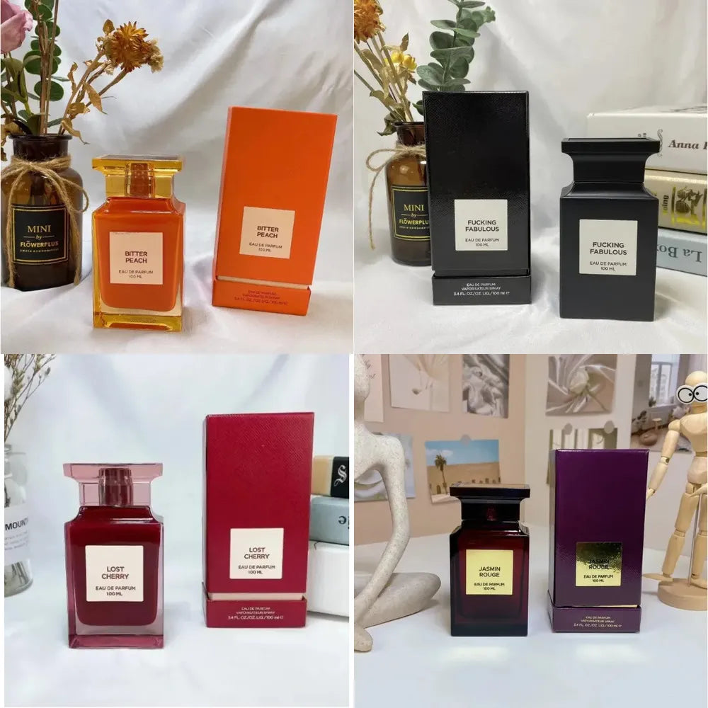 Men Vanilla perfume 100ml 3.4fl.oz Fragrance leather Cologne for Men Women long lasting Good Smell High Quality US Stock dropshipping