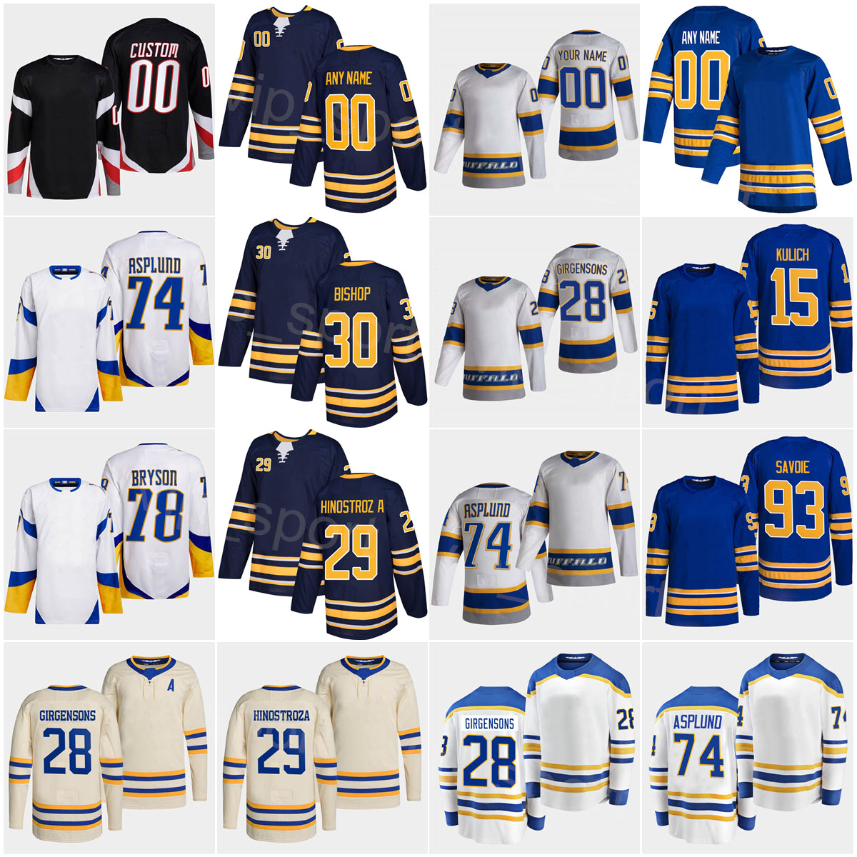 Hockey Reverse Retro 10 Henri Jokiharju Jersey 20 Cody Eakin 78 Jacob Bryson 41 Craig Anderson 30 Ben Bishop 74 Rasmus Asplund 29 Vinnie Hinostroza