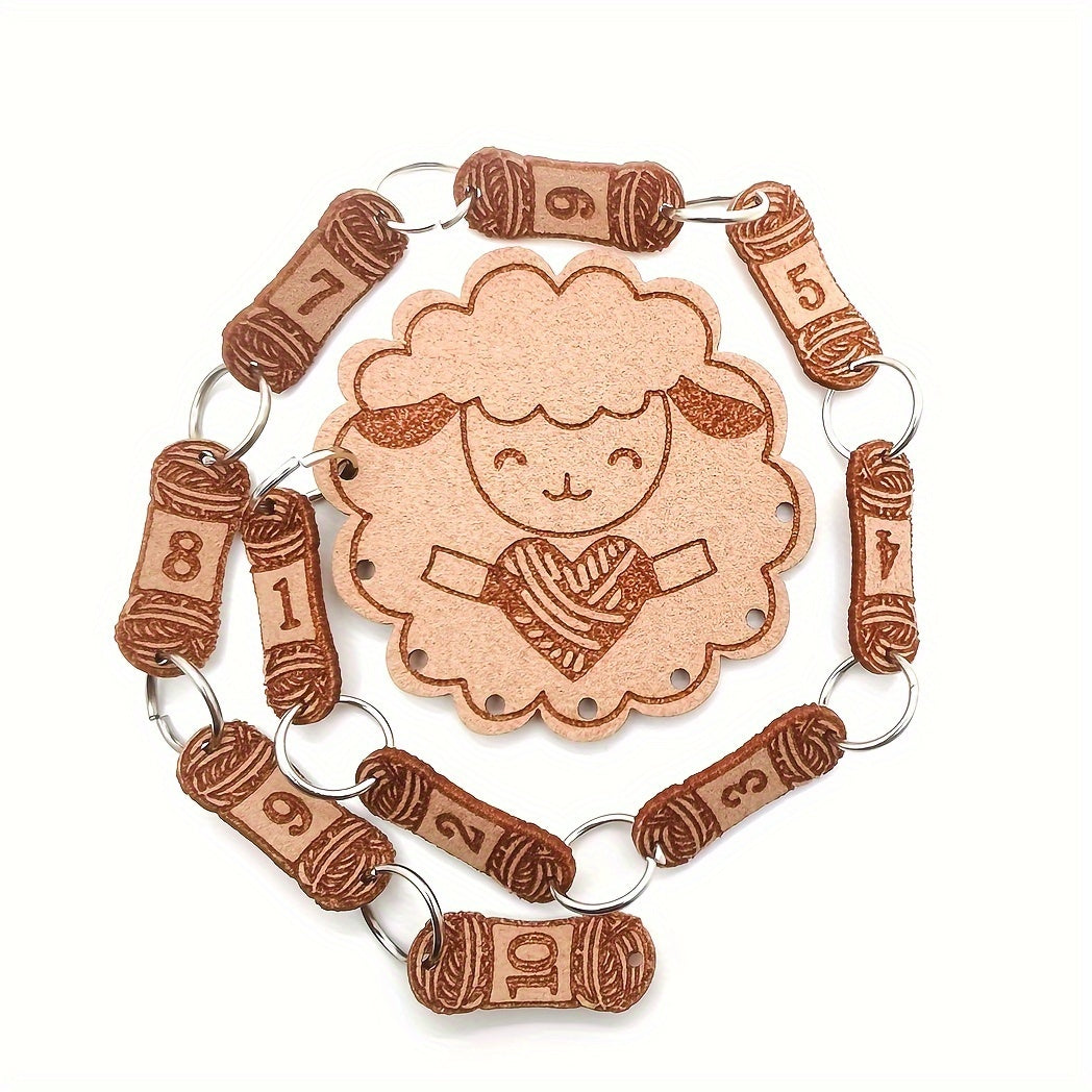 TEMU 1pc Stitch Markers Chain Number 1~10 Crochet Stitch Marker Charms Locking Stitch Marker For Knitting Weaving Sewing Accessories Quilting Making