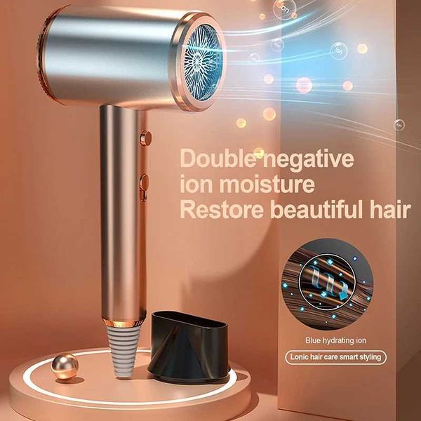Hair Dryers Portable high-speed negative ion hair dryer 1500W professional salon low-noise power constant temperature hair dryer for home us