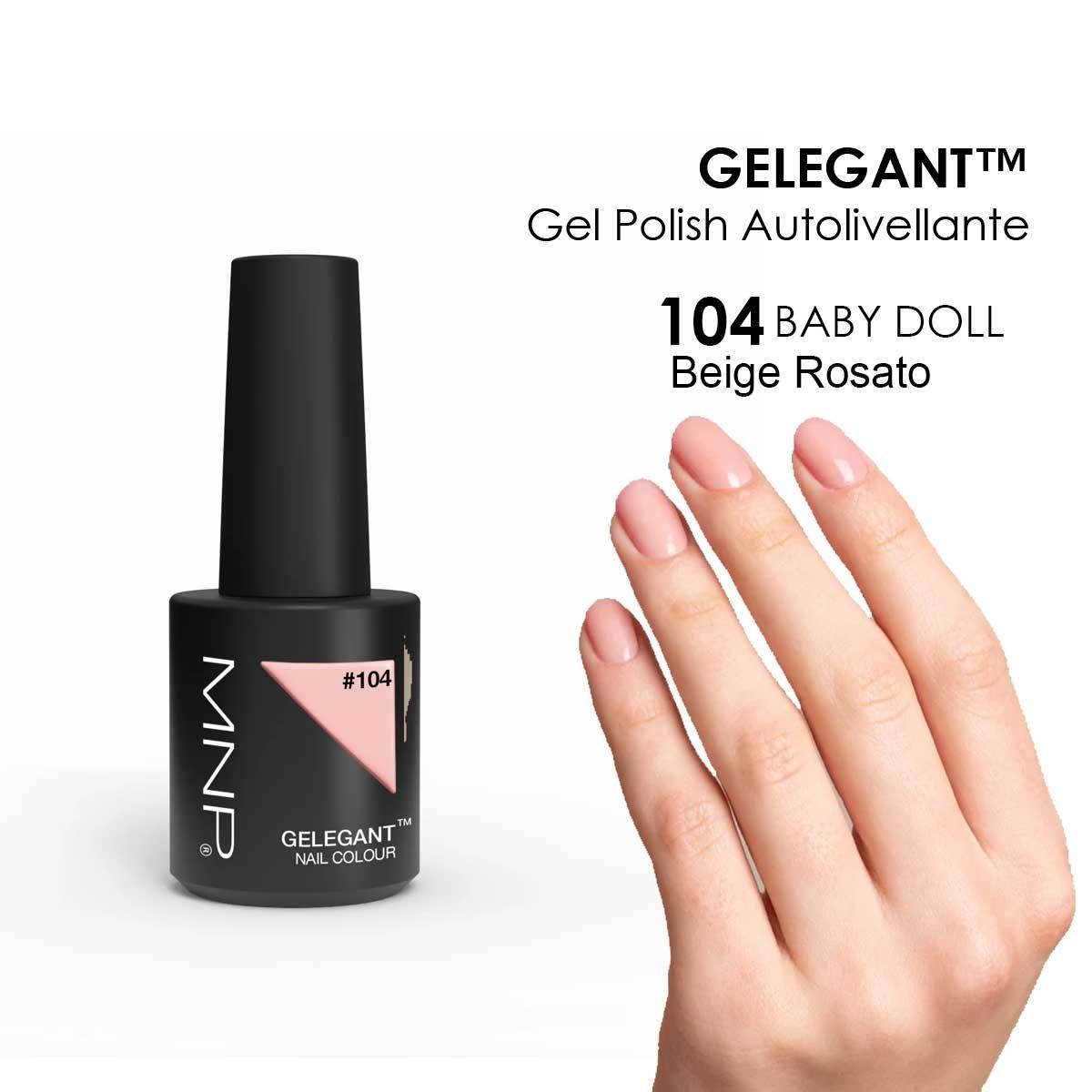 MNP MESAUDA GELEGANT Żelowy lakier do paznokci 8ml 104 Baby Doll