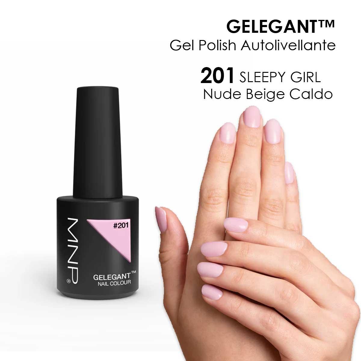 MNP MESAUDA GELEGANT Lakier żelowy do paznokci 8ml 201 Sleepy Girl