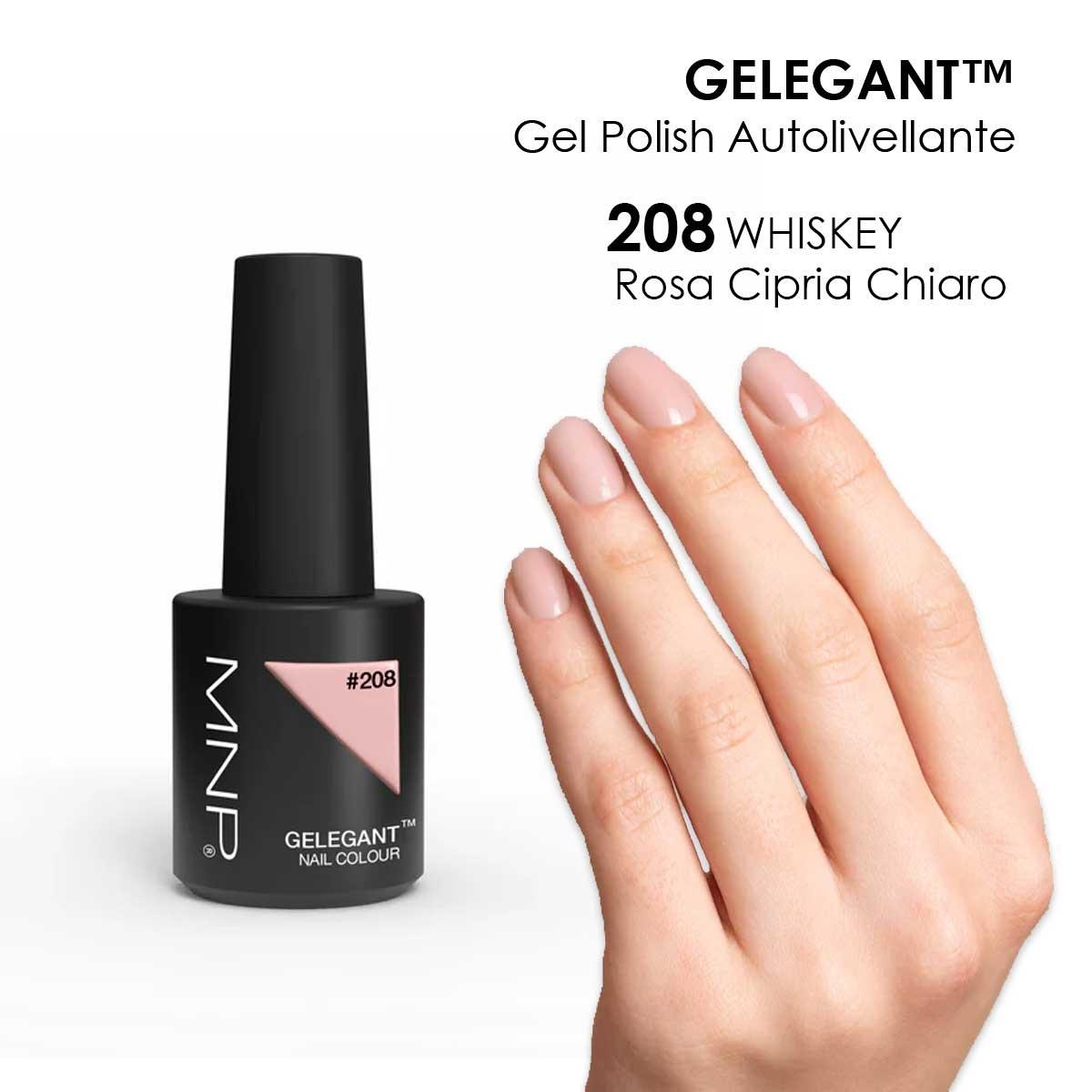 MNP MESAUDA GELEGANT Lakier żelowy do paznokci 8ml 208 Whiskey