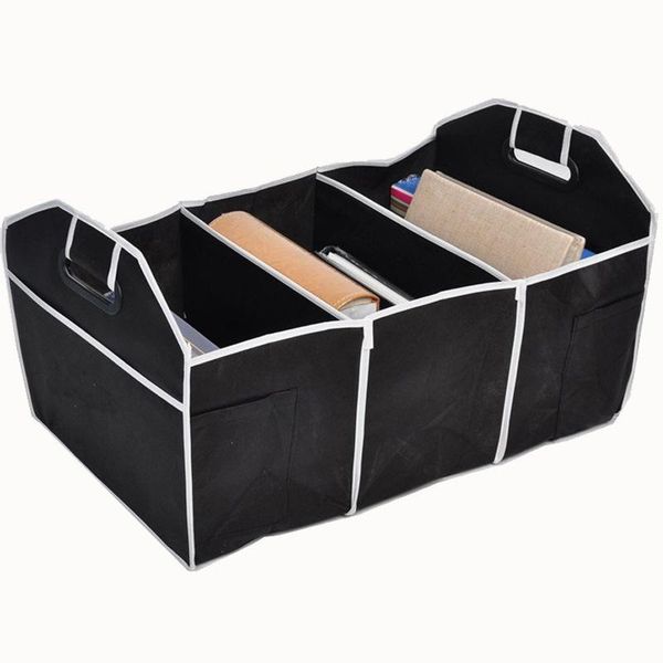 Storage Boxes Foldable Car Organizer Auto Trunk Storage Bins Toys Food Stuff Storage Container Bags Auto Interior Accessories Case ZZ