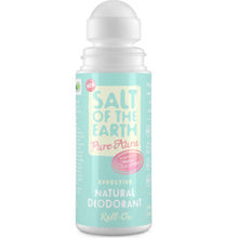 Deodorant natural roll-on Salt-of-the-Earth cu pepene verde și castravete Pure Aura (Deodorant Natural) 75 ml