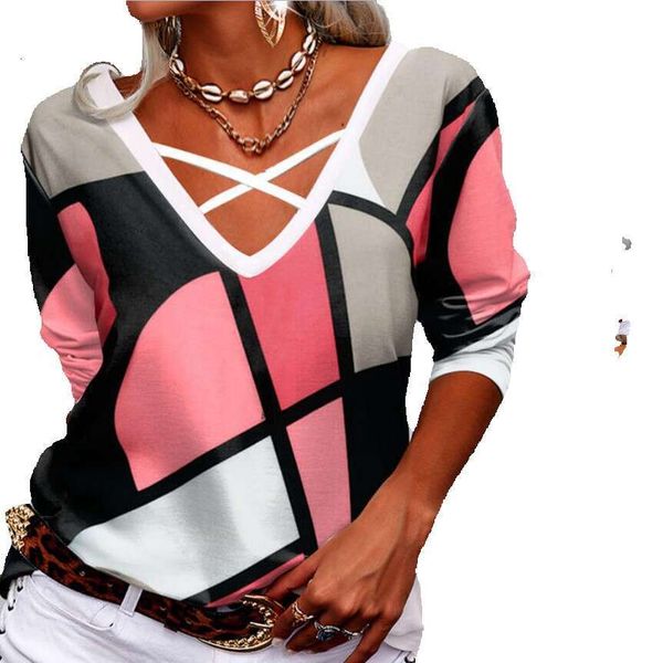 Tshirts New Merchandise Loose Versatile Fashion O-neck Crop Tops Long Sleeve Tee Shirts O Neck Sports Fitness Collar Blouse Backless Stretch