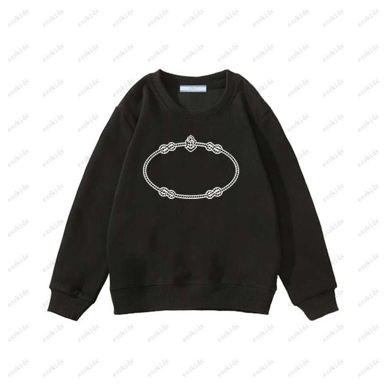 Kids Autumn Clothes Boys Girls Hoodies Letter Printed Fashion Long Sleeve Kid Hooded Pullover Hoodie Sweatshirt Children Pure Cotton Clothing CXD241