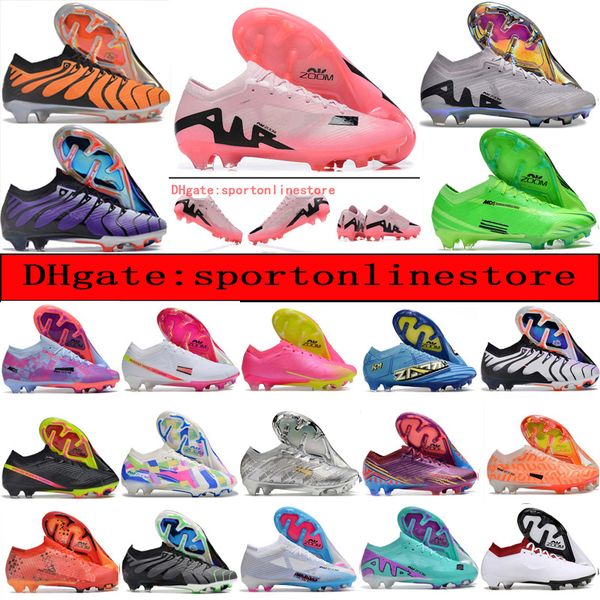 Send bags Mens Womens Football Boots Ronaldo CR7 XV Elite XXV FG Cleats Neymars ACC 15 Kids Boy Soccer Shoes Outdoor Trainers Botas De Futbo
