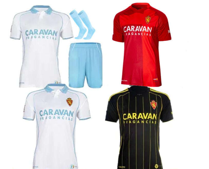 25 26 Real Zaragoza FRAN GAMEZ Soccer jerseys ZAPATER 2025 2026 JERSEY POMBO SHINJI KAGAWA L.SUAREZ Football shirts GUTI JAVI ROS KIDS camiseta de f