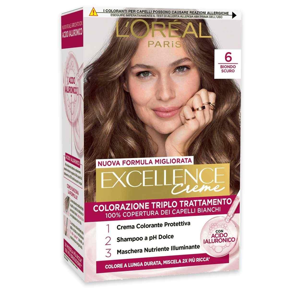 L'Oréal Excellence Triple Treatment Color No. 6 Rubio Oscuro