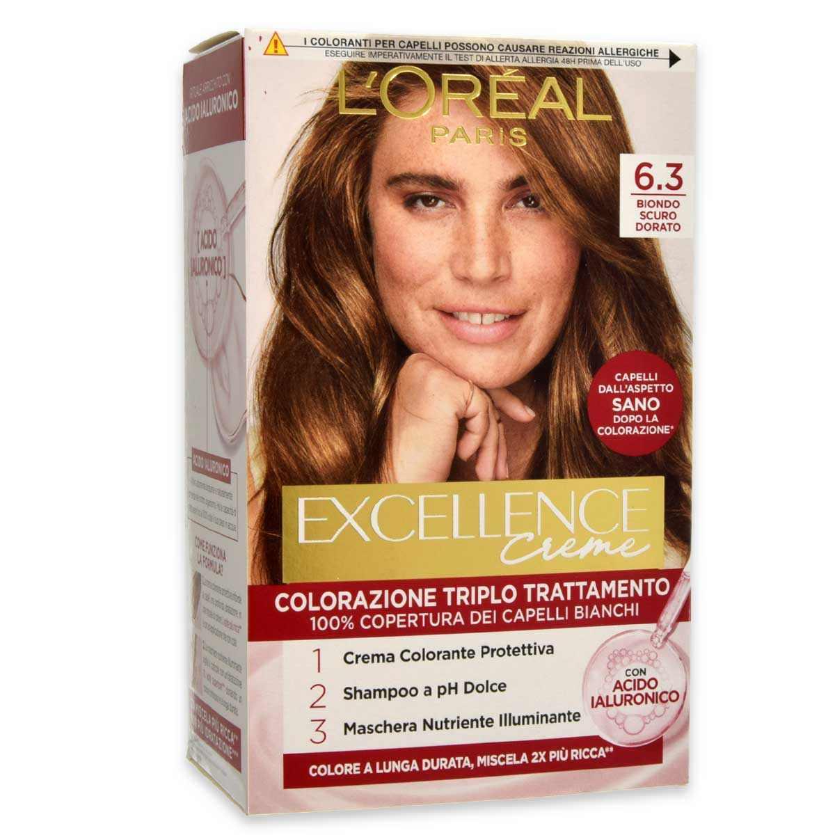 L'Oréal Excellence Triple Treatment Farve nr. 6.30