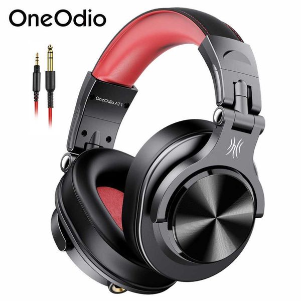 Headsets Oneodio A71 Professional Studio DJ Earphones with Microphone Stereo Earphones for Monitoring Recording J240830