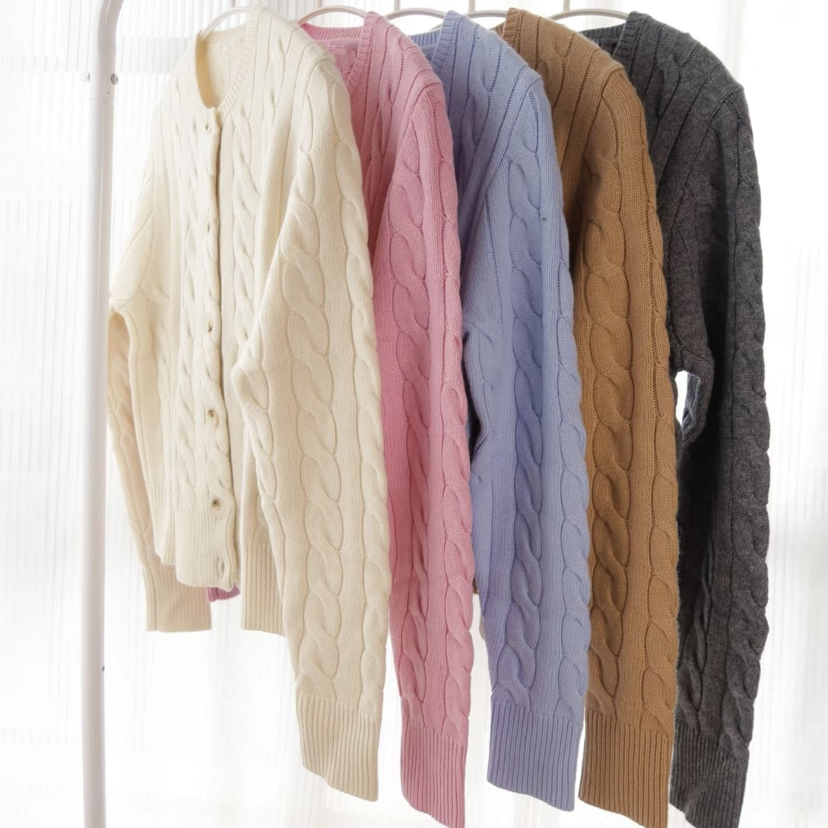 cardigan designer woman sweater women polo sweater cashmere sweaters Wool Blend Light luxury classic cardigan fromclothing582