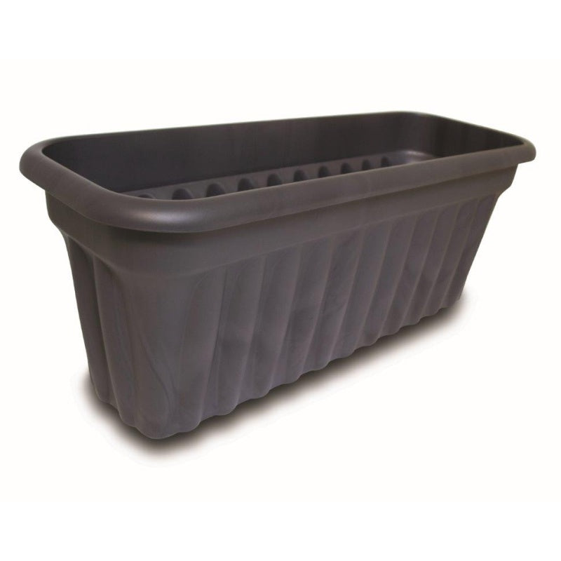 Town and Country 45L Cottage Garden Trough Planter In Grey