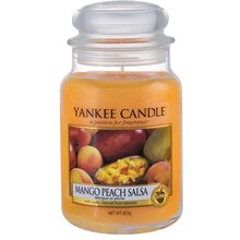 Yankee Candle Bougie parfumée à la sauce pêche et mangue (mangue et pêche) - 411,0 g