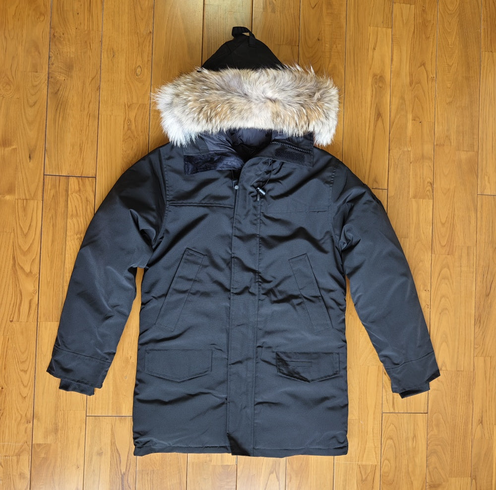 Puffer Jackets Men&#039;s Designer Real Coyote Fur Outdoor Windbreaker Jassen Outerwear Hooded Fourrure Manteau Down Jacket Coat Hiver Parka Doudoun